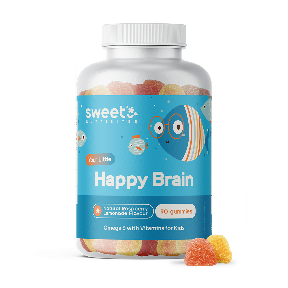 Happy Brain – gumicukor gyerekeknek omega-3 zsírsavakkal