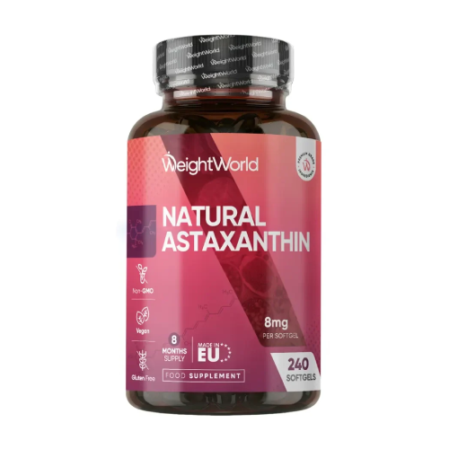 Természetes asztaxantin 8 mg, 240 lágy kapszula