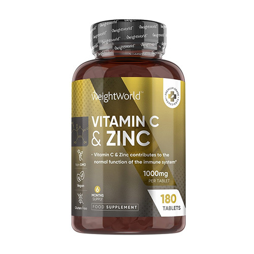 C-vitamin + cink tabletta.