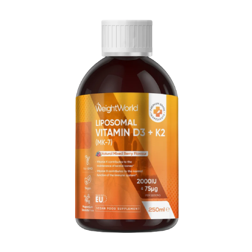 Liposzómás D3- és K2-vitamin – folyadék, 250 ml