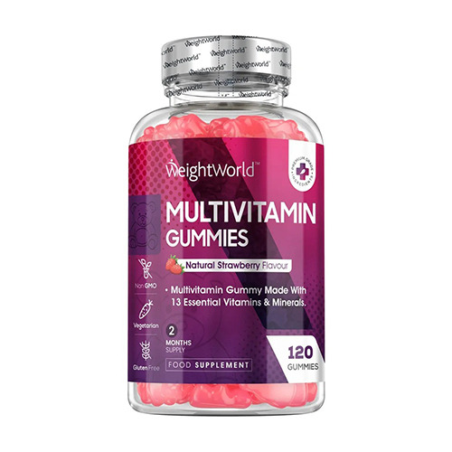 Multivitamin rágógumi cukorkák