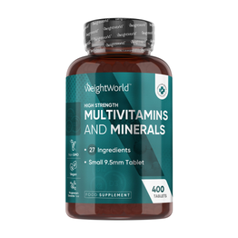 Multivitaminok és ásványi anyagok, 400 tabletta
