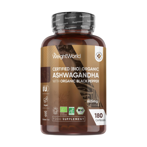 BIO Ashwagandha fekete borssal 600 mg, 180 kapszula