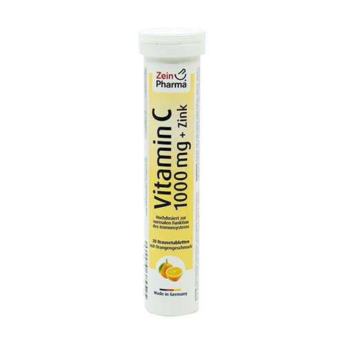 C-vitamin + cink pezsgőtablettákban.