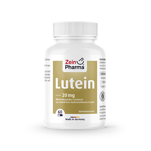 Lutein kapszulák.